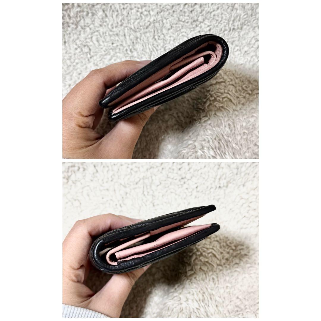 ミュウミュウ MIUMIU 二つ折り財布　マテラッセ