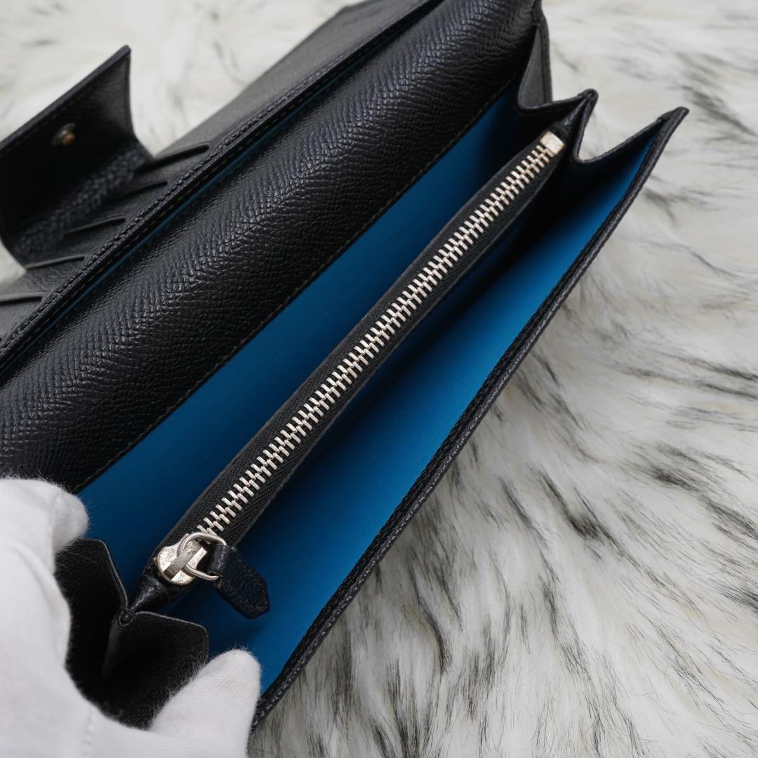 未使用品　箱付き　BVLGARI ブルガリ　長財布　ビーゼロワン　ブラック　人気