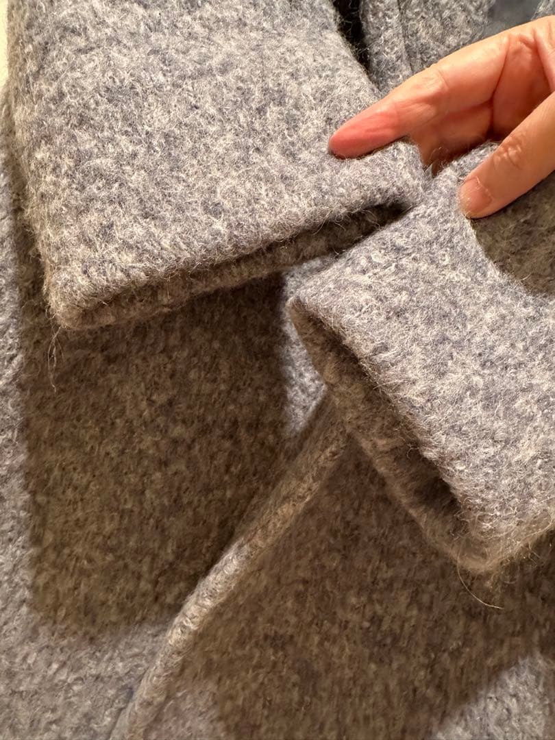 ★EPOCA★エポカ★アルパカウールコート★ブルーグレー★