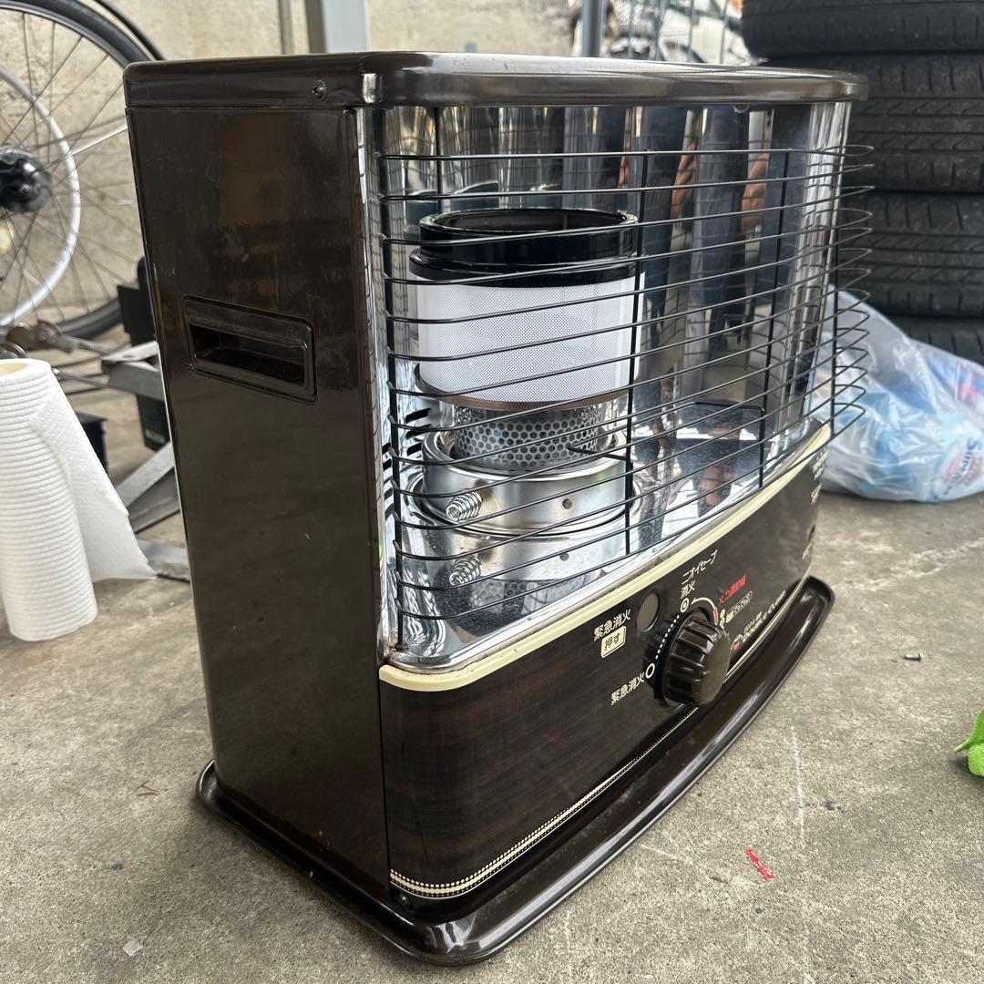 コンパクト石油ストーブ ブラウン