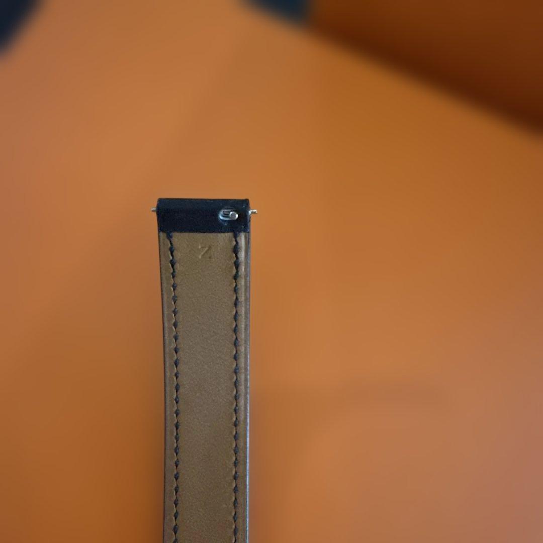 美品　HERMES ケープコッド　ストラップ　ブラック　レザーベルト　二重巻