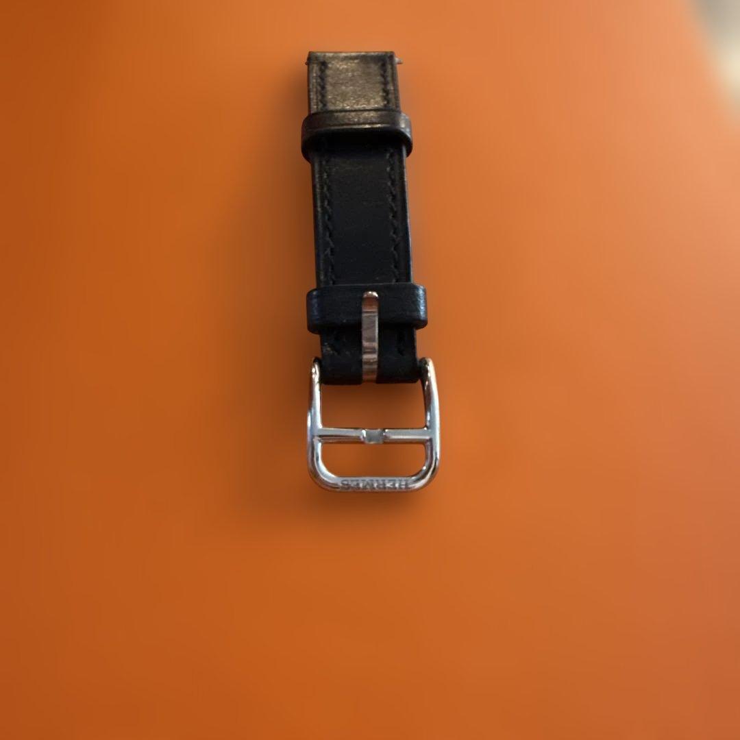美品　HERMES ケープコッド　ストラップ　ブラック　レザーベルト　二重巻