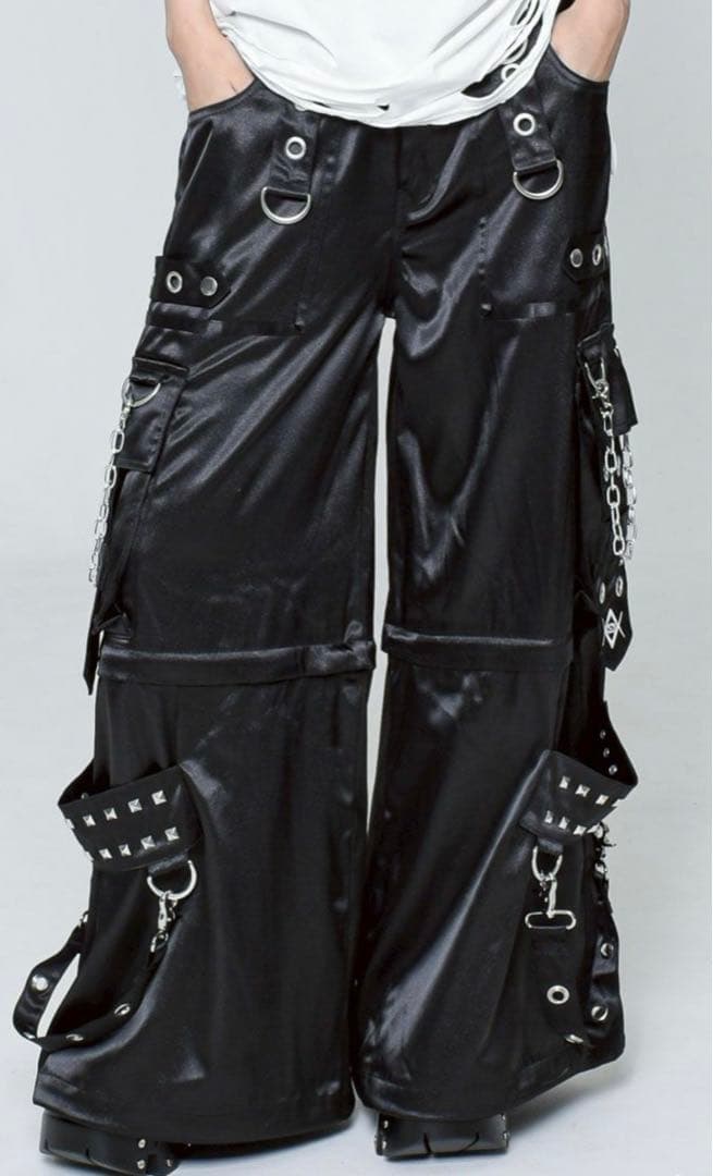 REFLEM【レフレム】2WAYワイドボンテージカーゴパンツ