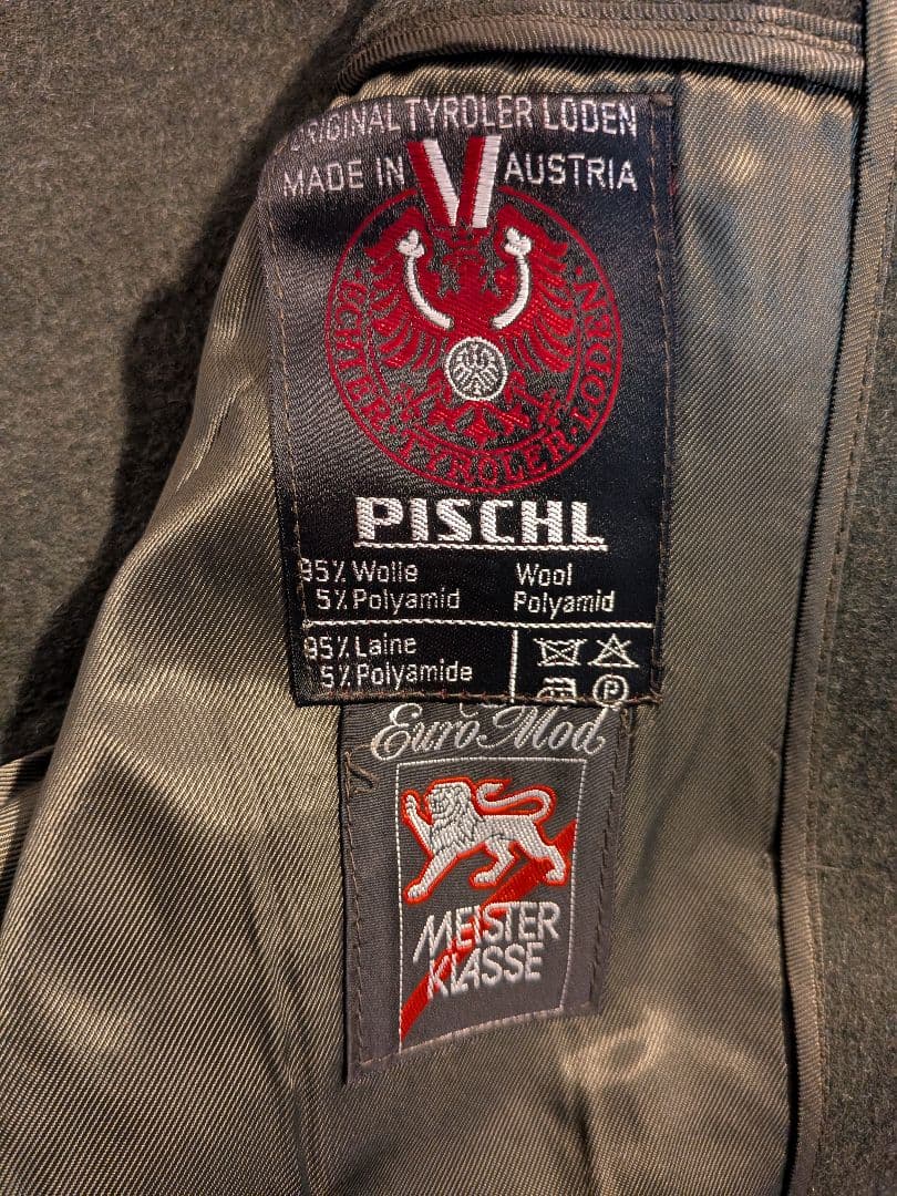 最終値下げ‼ オーストリア製 ヴィンテージ PISCHL ダブルブレスト298