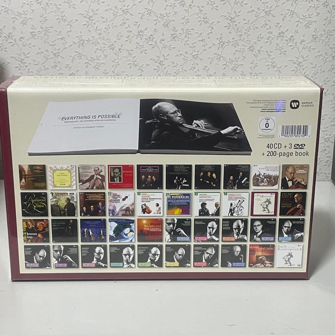 【未開封新品】ロストロポーヴィチ『ワーナー録音全集』（40CD＋3DVD）