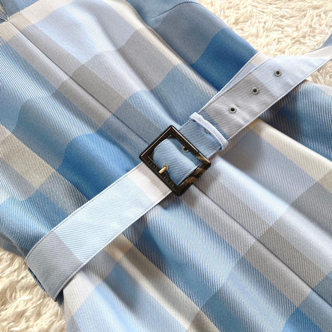 【原宿限定 希少カラー】ブルーレーベルクレストブリッジ ティアードワンピース