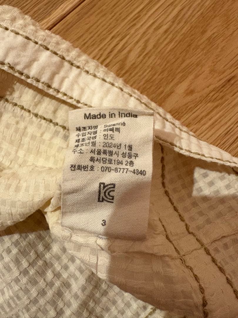 ワンピース Bonjour diary 2024ss HONEY PIA DRESS 8Y