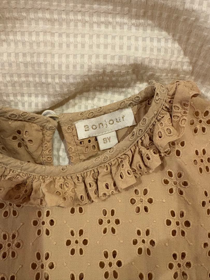 ワンピース Bonjour diary 2024ss HONEY PIA DRESS 8Y