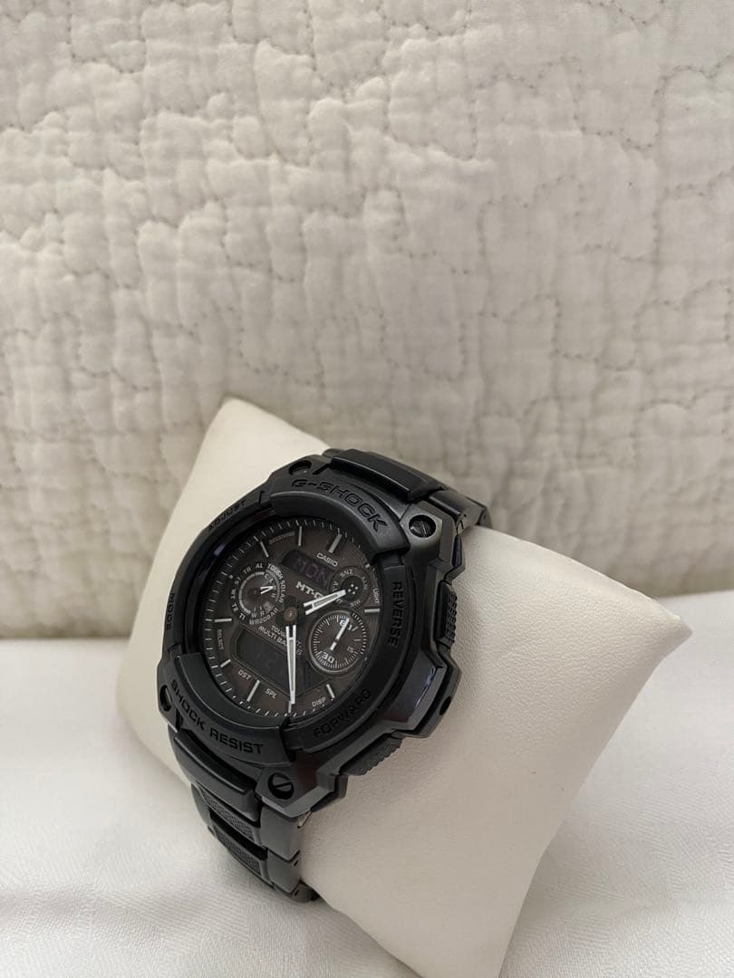 希少G-SHOCK MTG 1500B 電波ソーラーメタル　ブラック