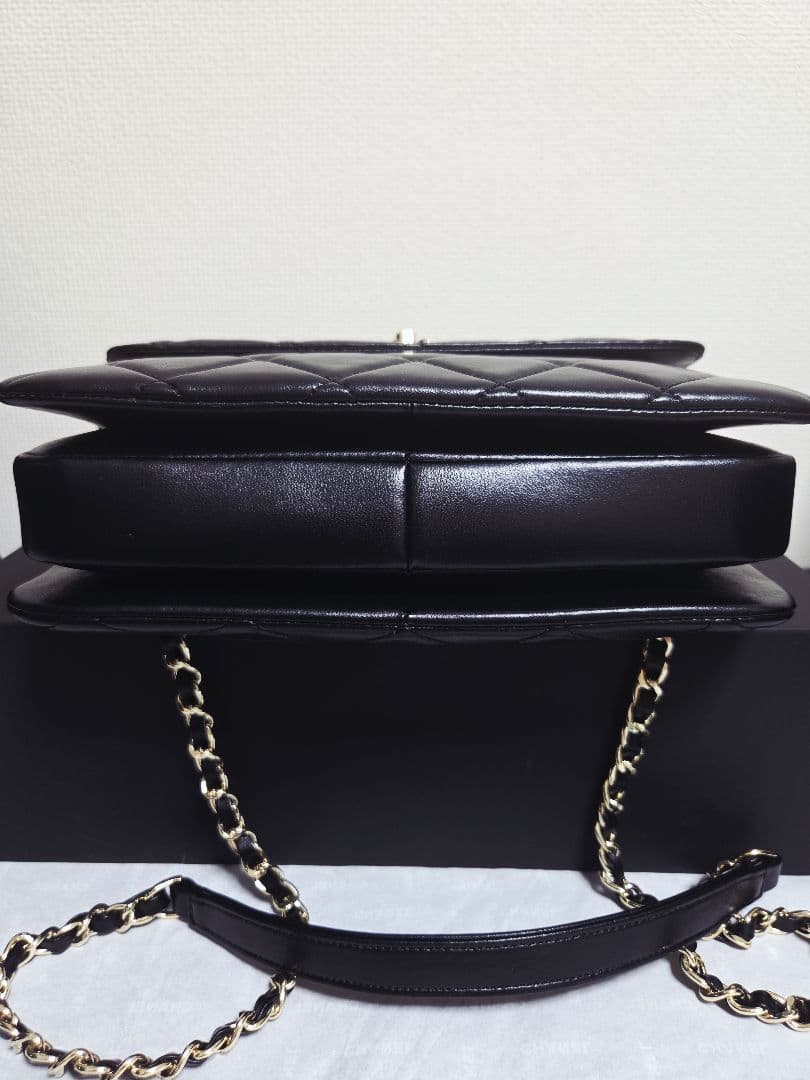 *2wayラムスキン ショルダーバッグ キルティング*