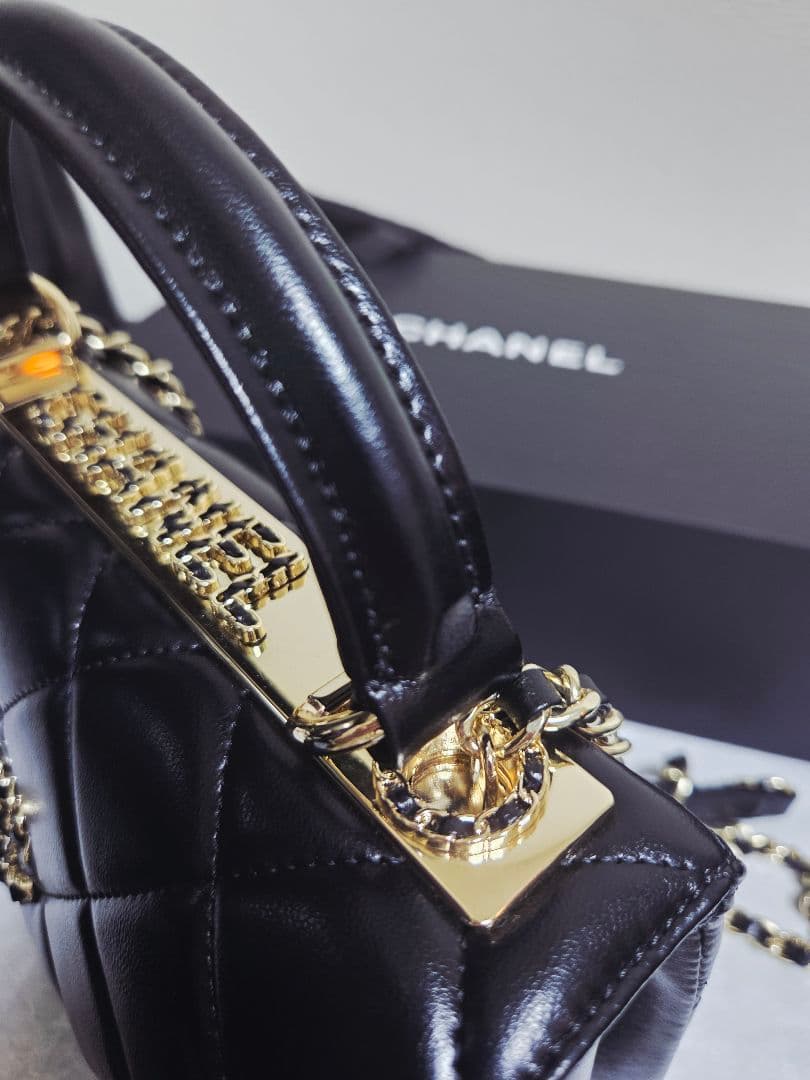 *2wayラムスキン ショルダーバッグ キルティング*