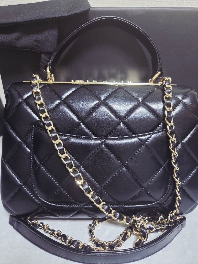 *2wayラムスキン ショルダーバッグ キルティング*