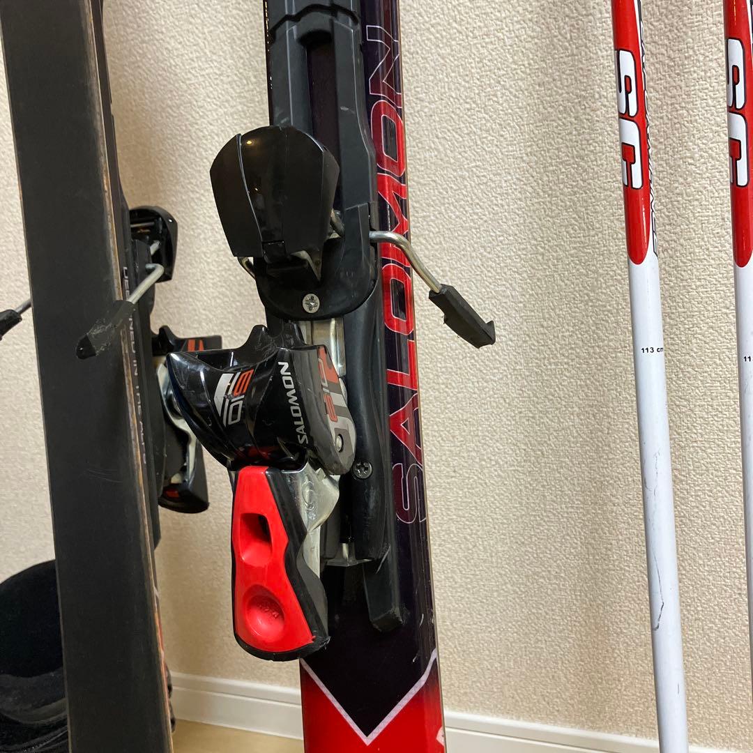 値下げしました⭐︎サロモン　スキーセット 板162㎝　ブーツ26㎝　ポール113㎝