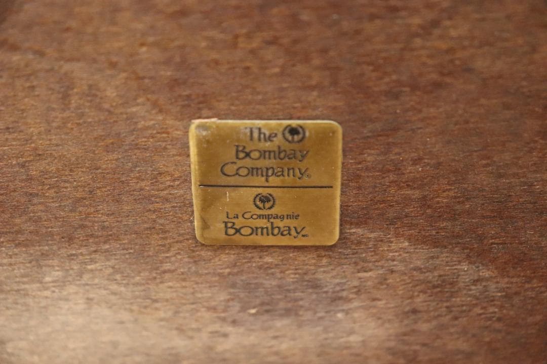 U.S. アメリカ ボンベイ サイドテーブル ラック ベッドサイド ヴィンテージ