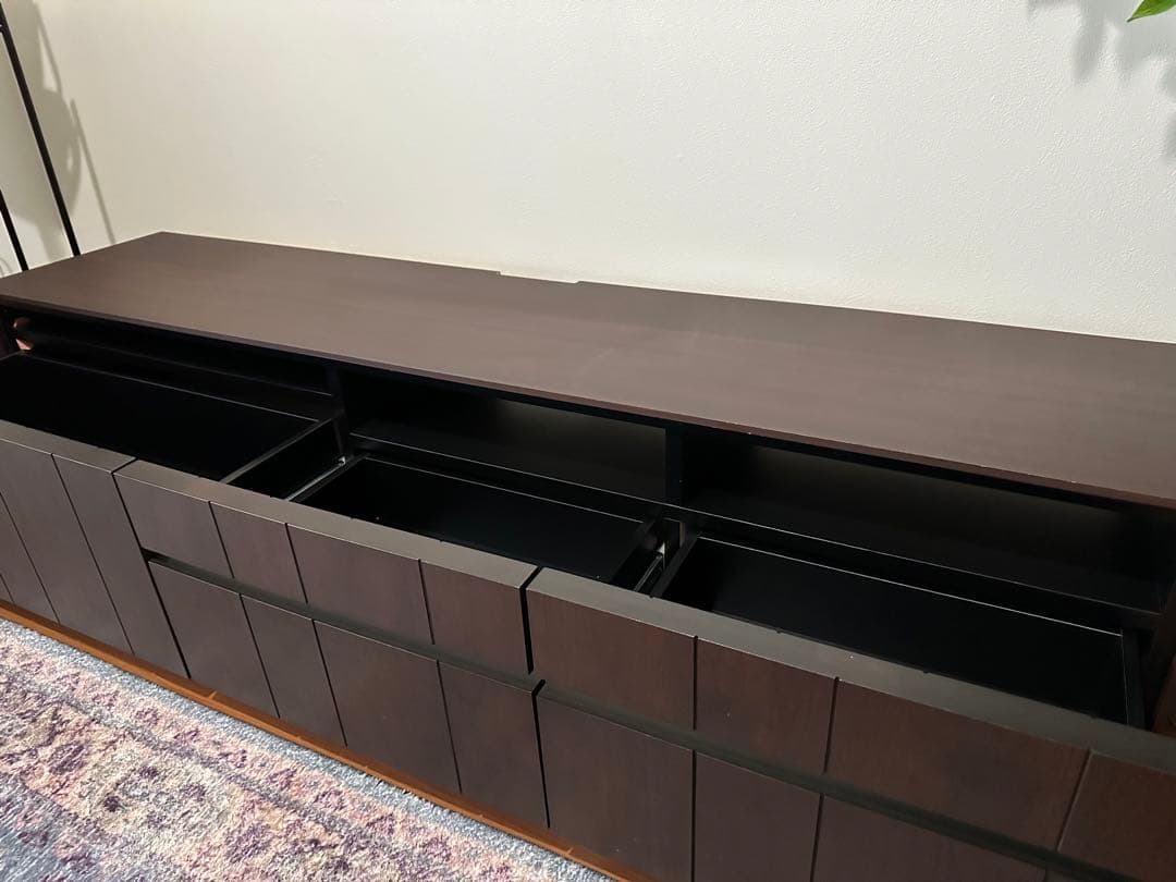 【送料込】テレビ台 幅180cm ウォールナット MKマエダ