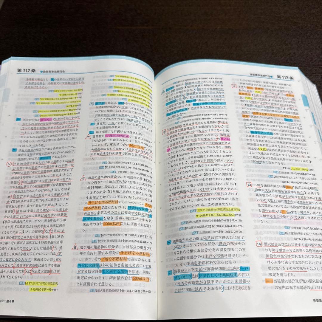 2025年版　建築基準法法令集　TAC 一級建築士用線引済