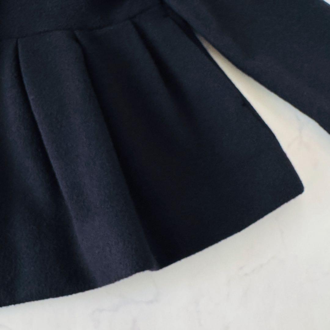 タグ付未使用✨ユナイテッドアローズ へプラムショートコート ブラック