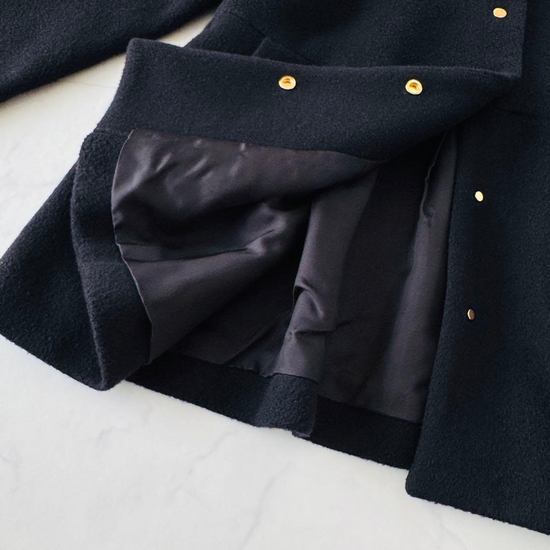 タグ付未使用✨ユナイテッドアローズ へプラムショートコート ブラック