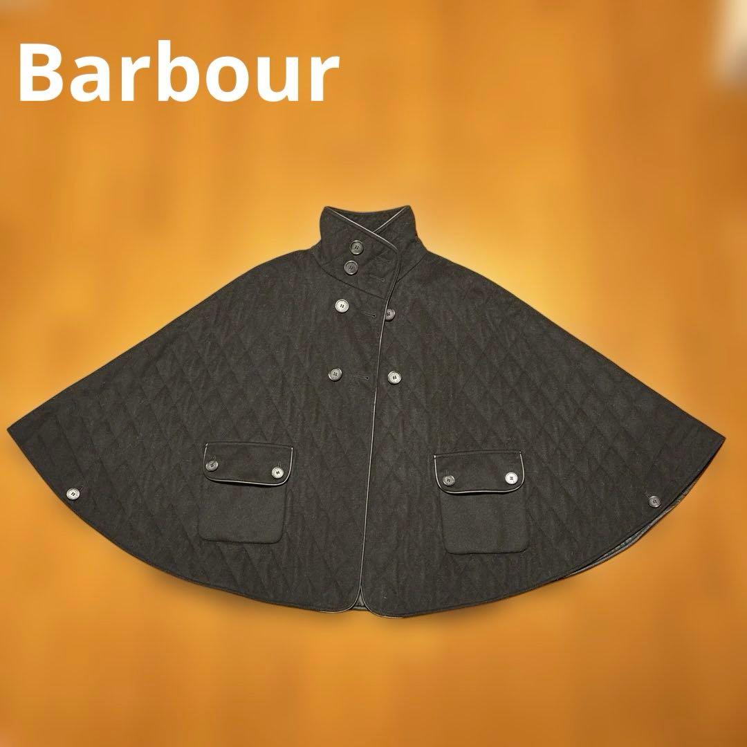 Barbour ウール&カシミア　ポンチョ