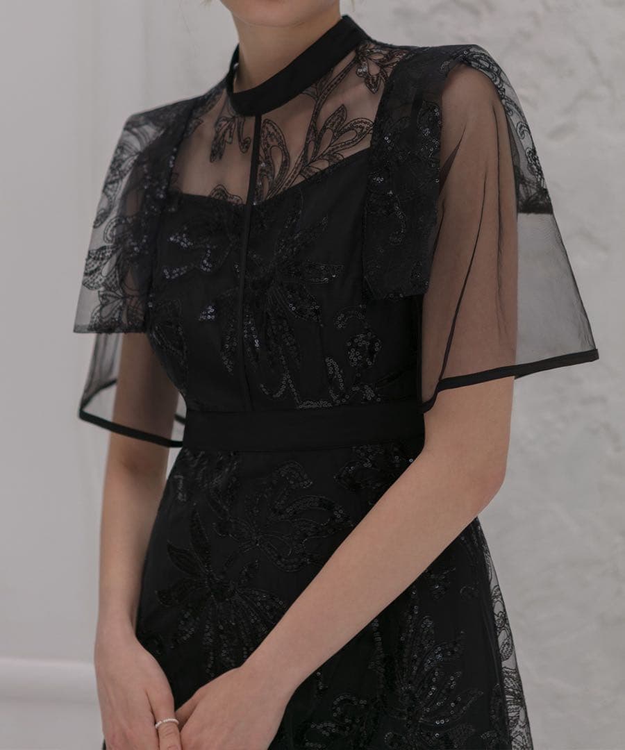 LEJA レジャ　結婚式　ドレス　スパンコール