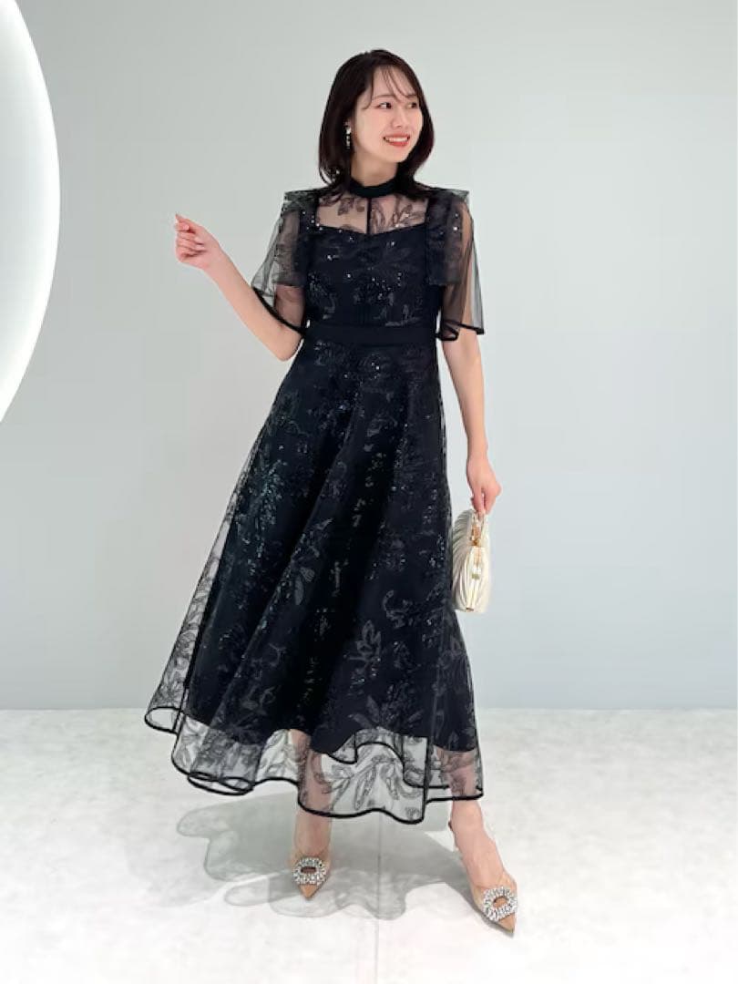 LEJA レジャ　結婚式　ドレス　スパンコール