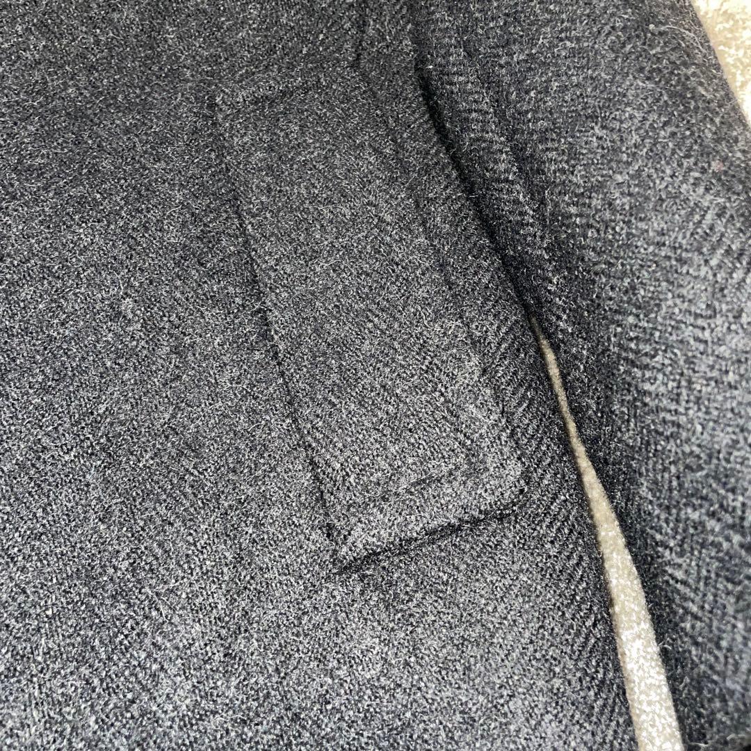 プラダ　ダークグレー コート　美品　レディース
