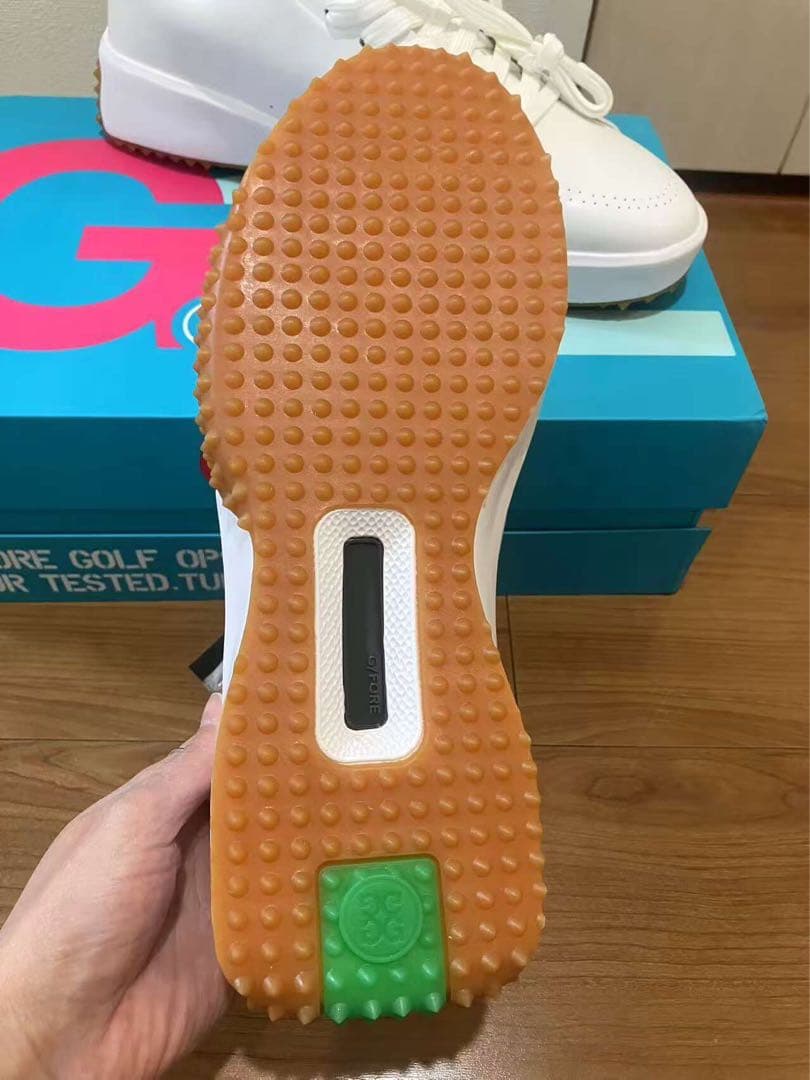 G/FORE ゴルフシューズ ホワイト/グリーン 新品　メンズ　靴