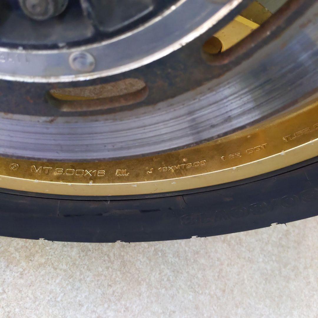HONDA CB1100R 純正ＲホイールＭＴ３．００×１８☆ロータースプロケ付