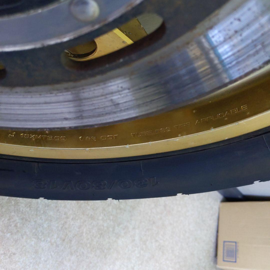 HONDA CB1100R 純正ＲホイールＭＴ３．００×１８☆ロータースプロケ付