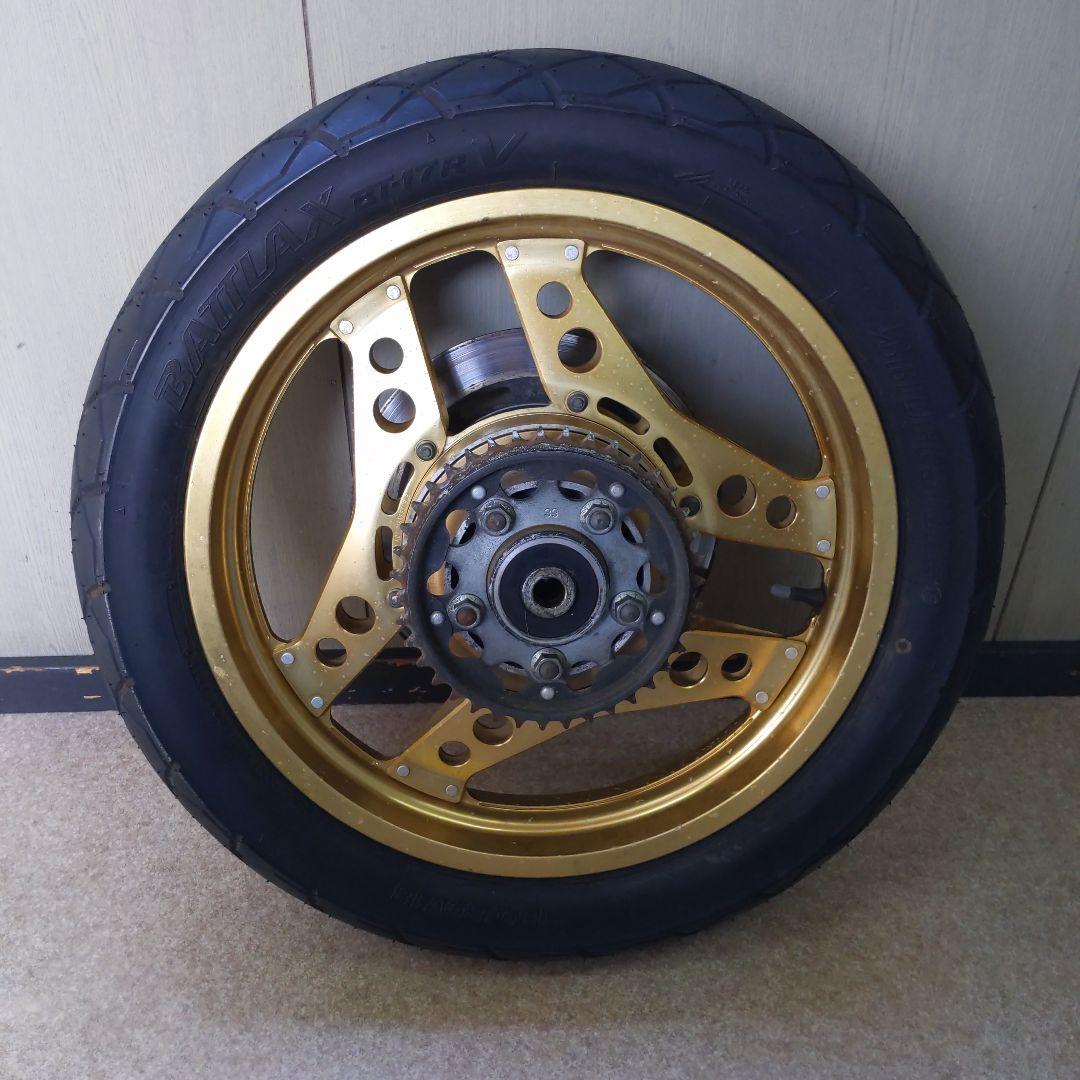 HONDA CB1100R 純正ＲホイールＭＴ３．００×１８☆ロータースプロケ付