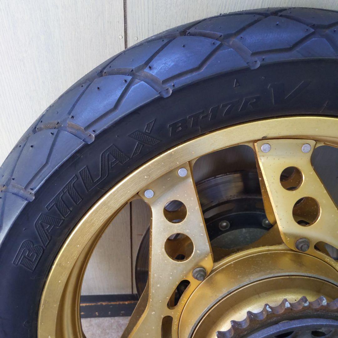 HONDA CB1100R 純正ＲホイールＭＴ３．００×１８☆ロータースプロケ付