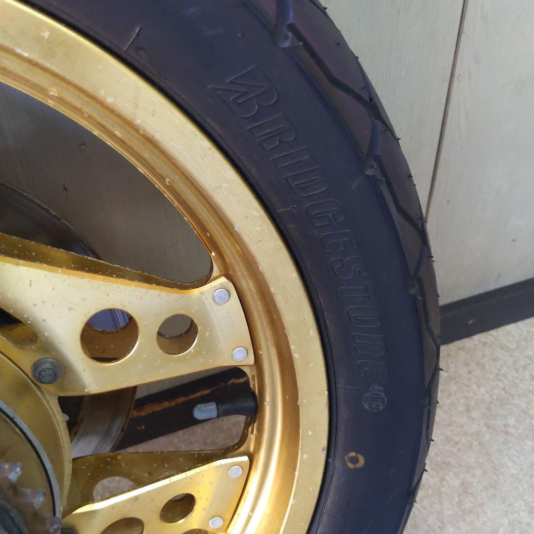 HONDA CB1100R 純正ＲホイールＭＴ３．００×１８☆ロータースプロケ付