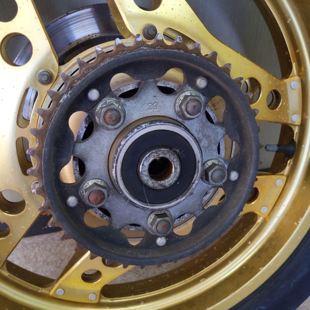 HONDA CB1100R 純正ＲホイールＭＴ３．００×１８☆ロータースプロケ付