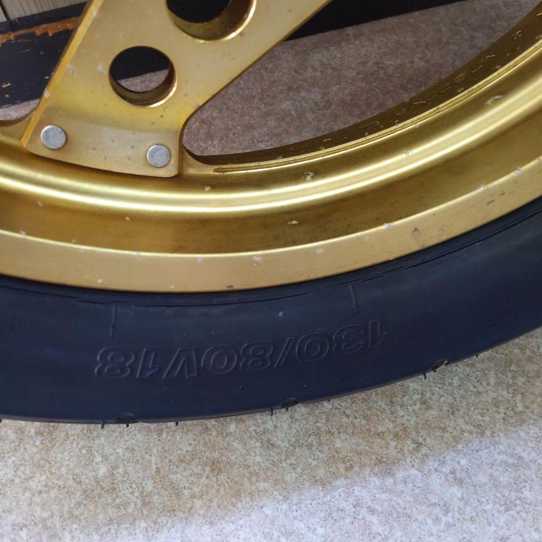 HONDA CB1100R 純正ＲホイールＭＴ３．００×１８☆ロータースプロケ付