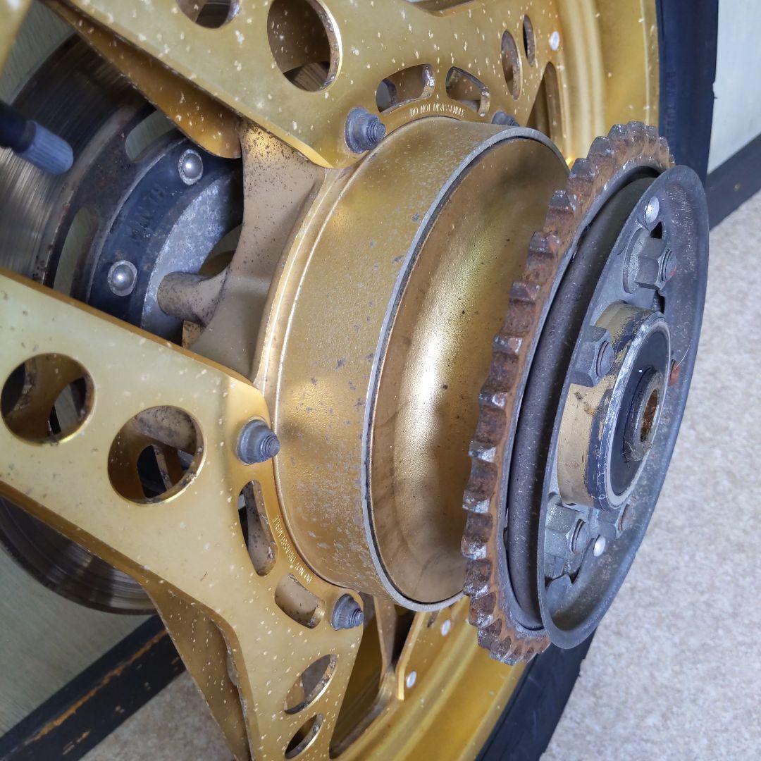 HONDA CB1100R 純正ＲホイールＭＴ３．００×１８☆ロータースプロケ付