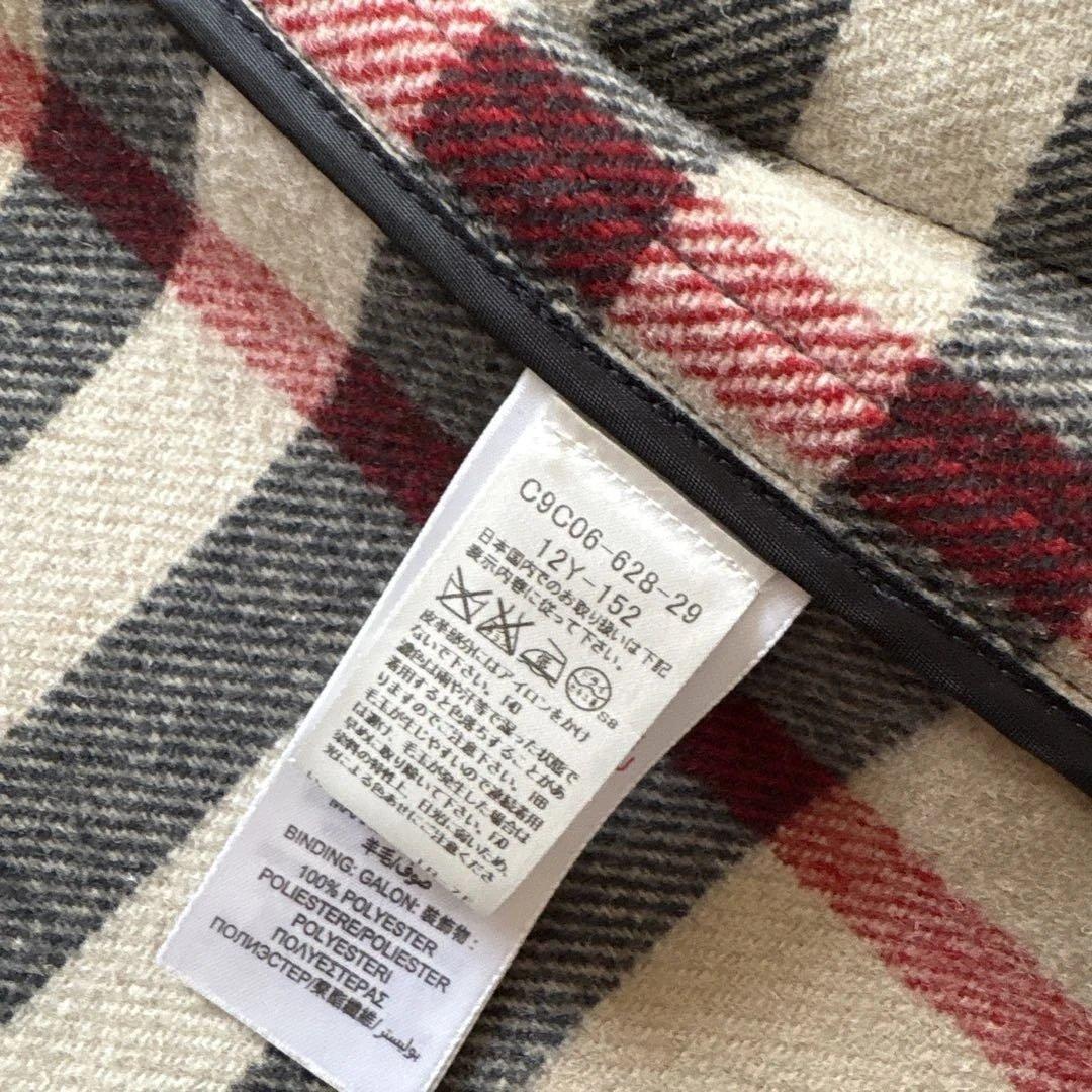 極美品✨近年タグ✨バーバリー ダッフルコート メガチェック ネイビー 152