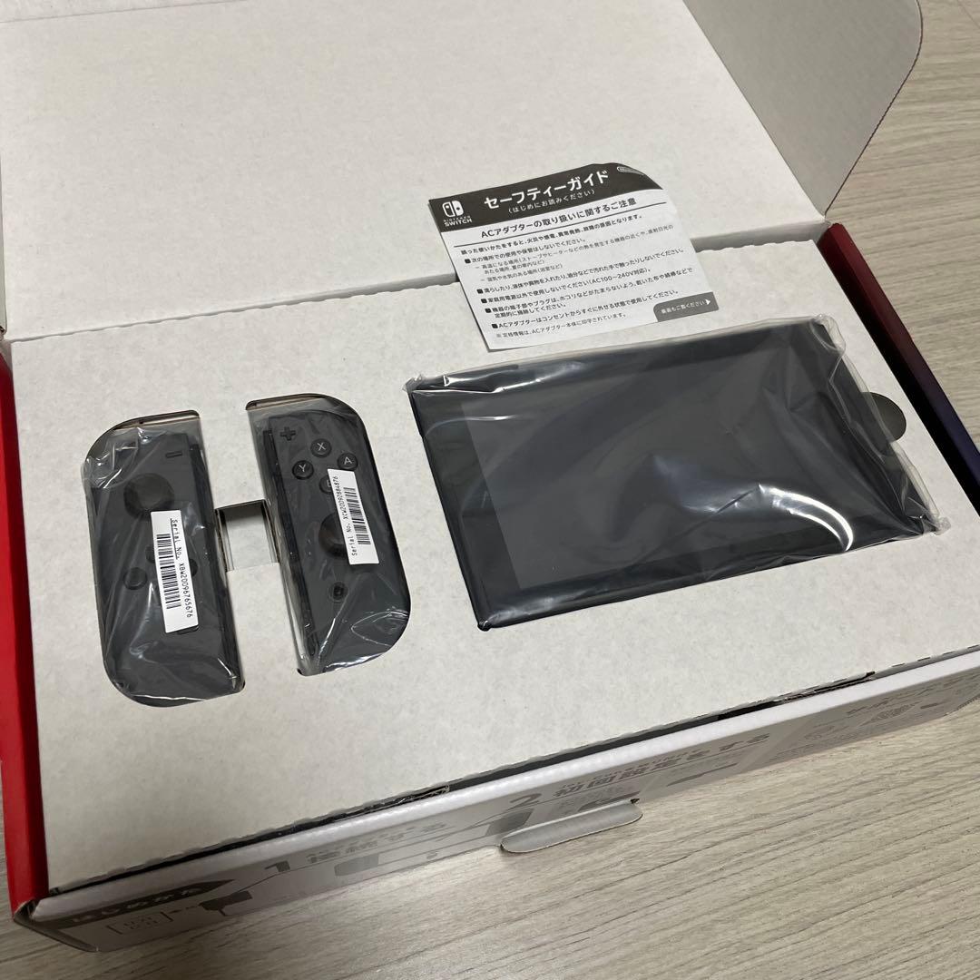 お*ん様 【美品】Nintendo Switch バッテリー強化型　グレー