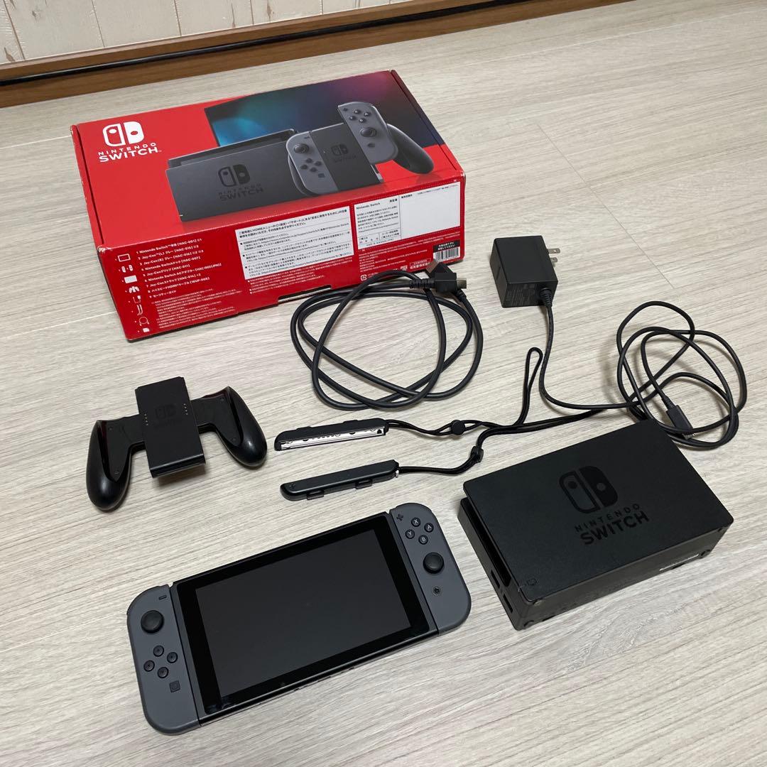 お*ん様 【美品】Nintendo Switch バッテリー強化型　グレー