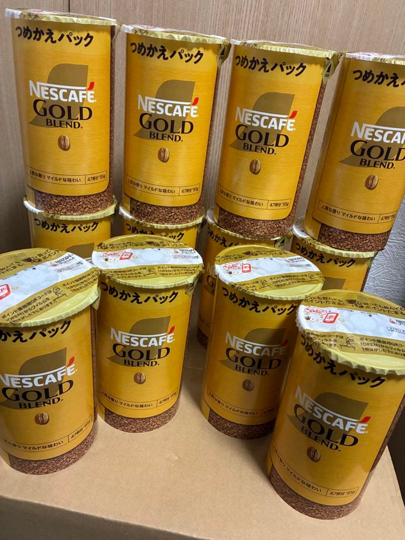 ネスカフェ ゴールドブレンド エコ＆システムパック 95g 12箱