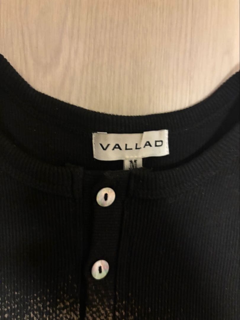 Vallad V.HENRY NECK L/S サーマル M ブラック