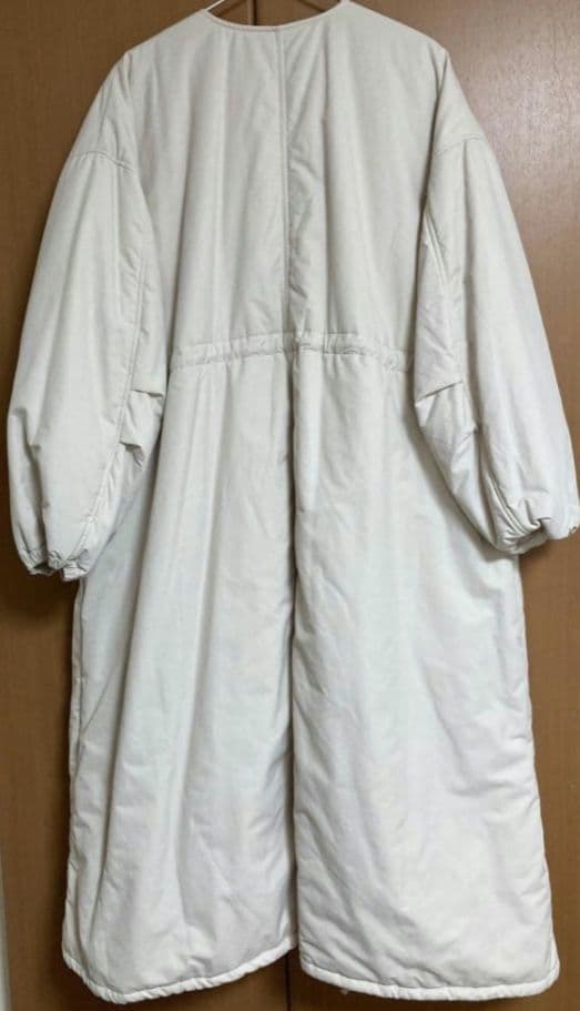 AUG オーグ オーバーロングガスコート 中綿コート　ノーカラー