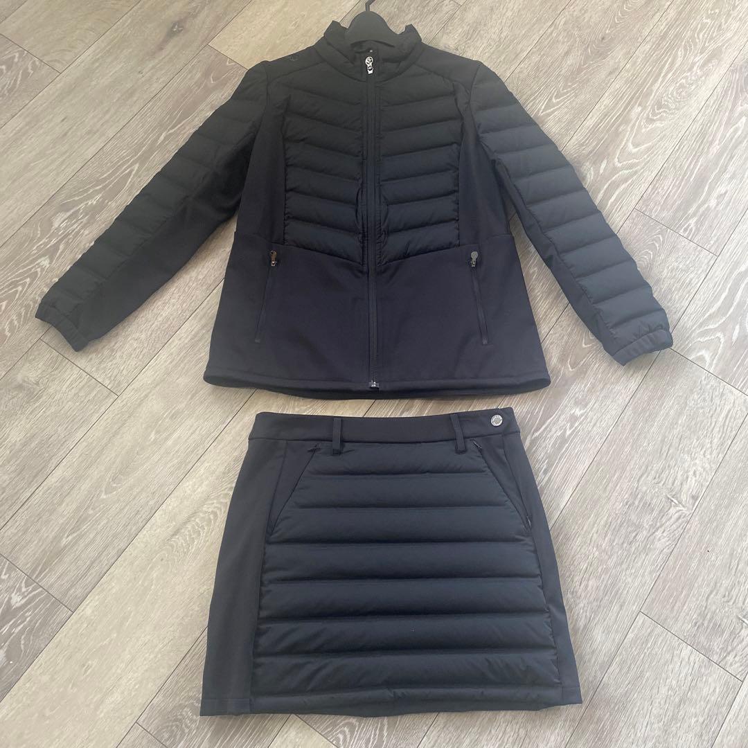 デサントゴルフ 中綿 ブルゾン スカート 上下セット