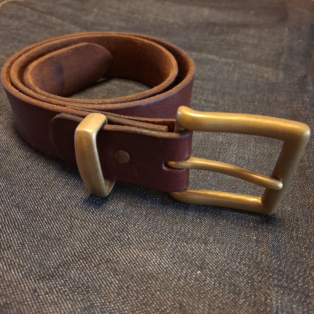 レザーベルトIRON HEART 極厚　良品!