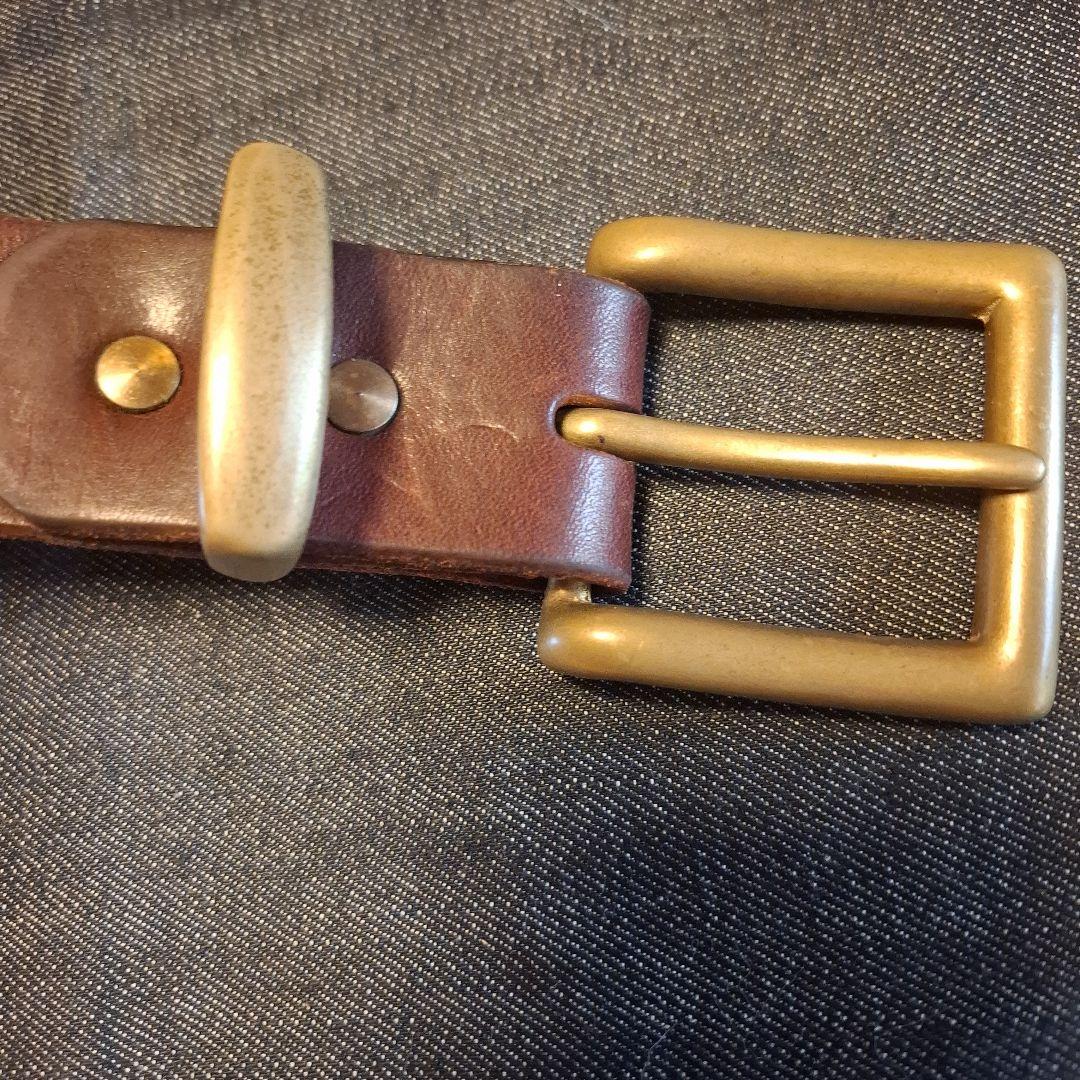 レザーベルトIRON HEART 極厚　良品!