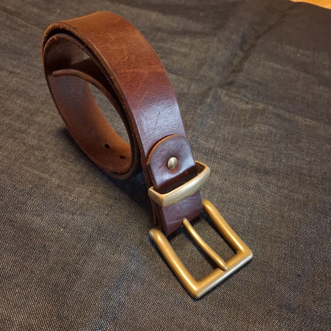 レザーベルトIRON HEART 極厚　良品!