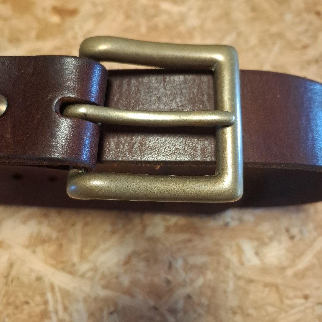 レザーベルトIRON HEART 極厚　良品!