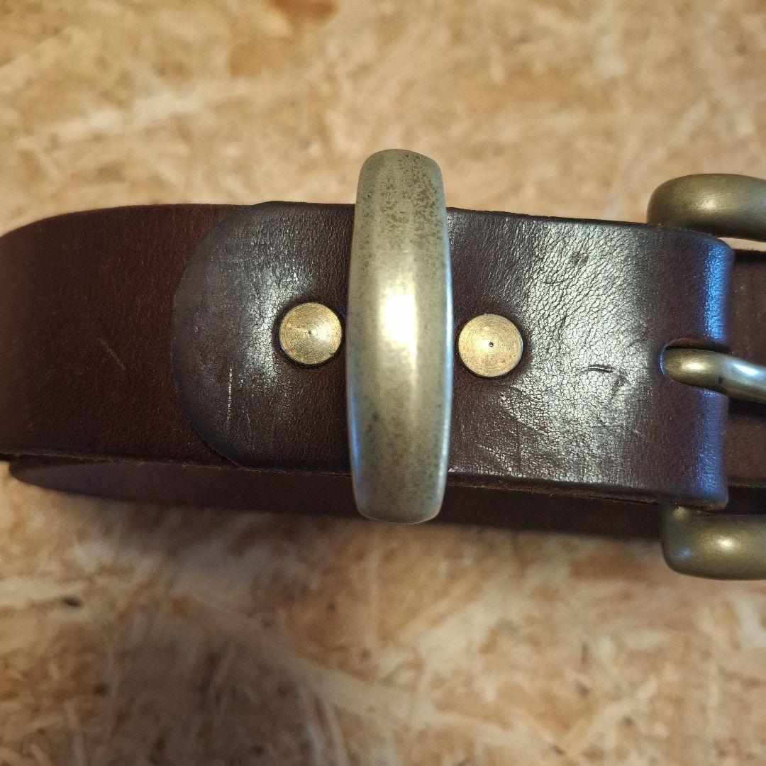 レザーベルトIRON HEART 極厚　良品!