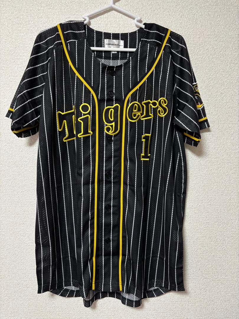 阪神タイガース 鳥谷敬 黒メッシュ ブラックユニフォーム　Lサイズ