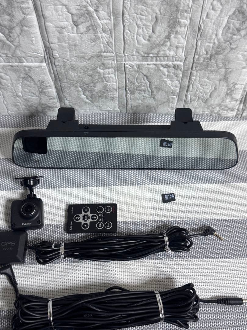 セルスター ルームミラー ドライブレコーダー CS-1000SM CS-CM06