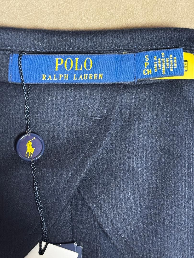 ポロラルフローレン ソフトモダンニットフランネルジャケット サイズS 秋冬 新品